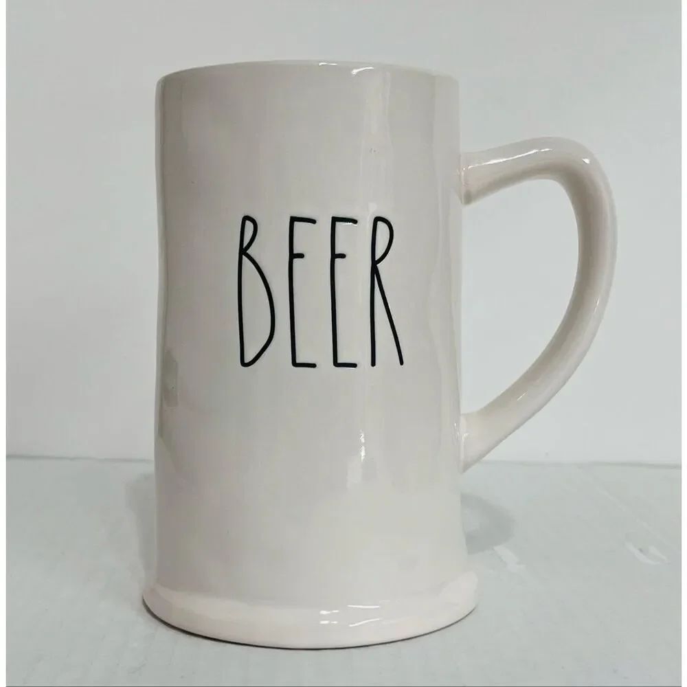 Rae Dunn BEER Mug   20 Ounces
